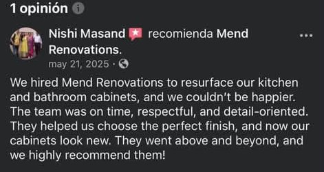 Screenshot of message from Nishi M.